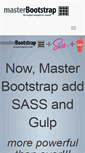 Mobile Screenshot of masterbootstrap.com